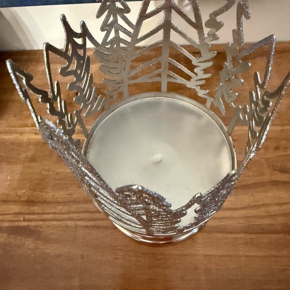 Silver Glitter Christmas Tree Candle Holder – Retired Bath & Body Works - Picture 4 of 4